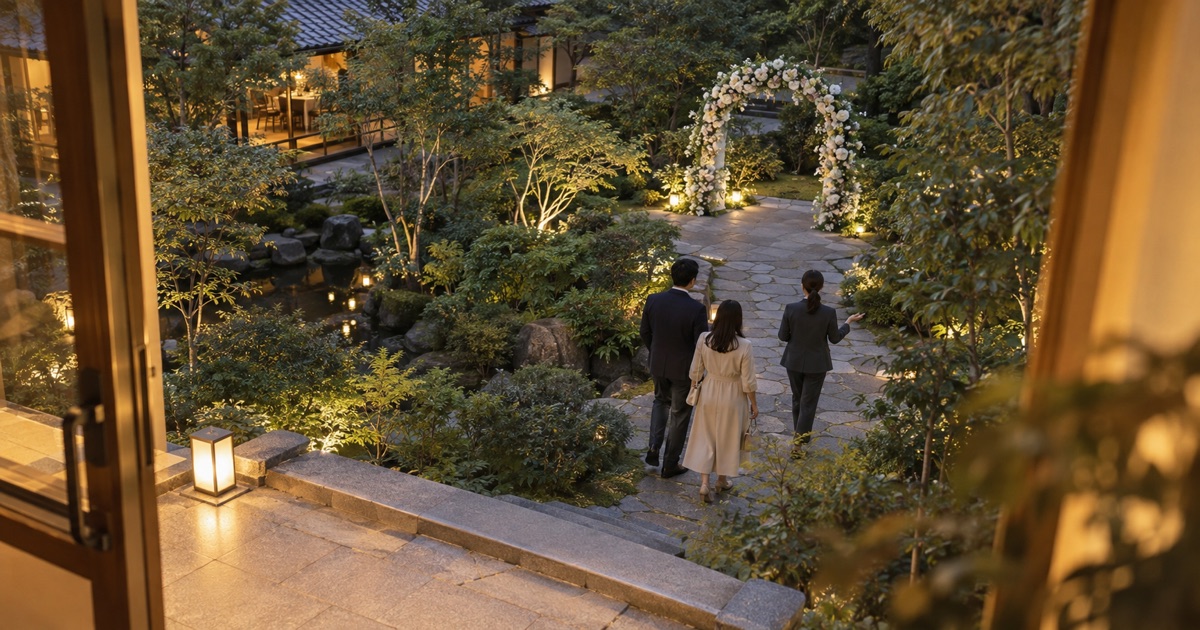 結婚式場経営の集客と見学予約の手順のイメージ写真