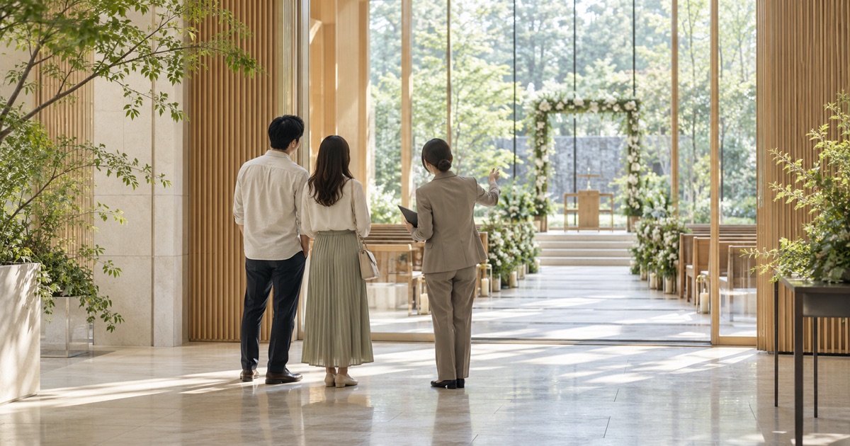 結婚式場見学の準備と当日の流れ|集客側が押さえる視点のイメージ写真